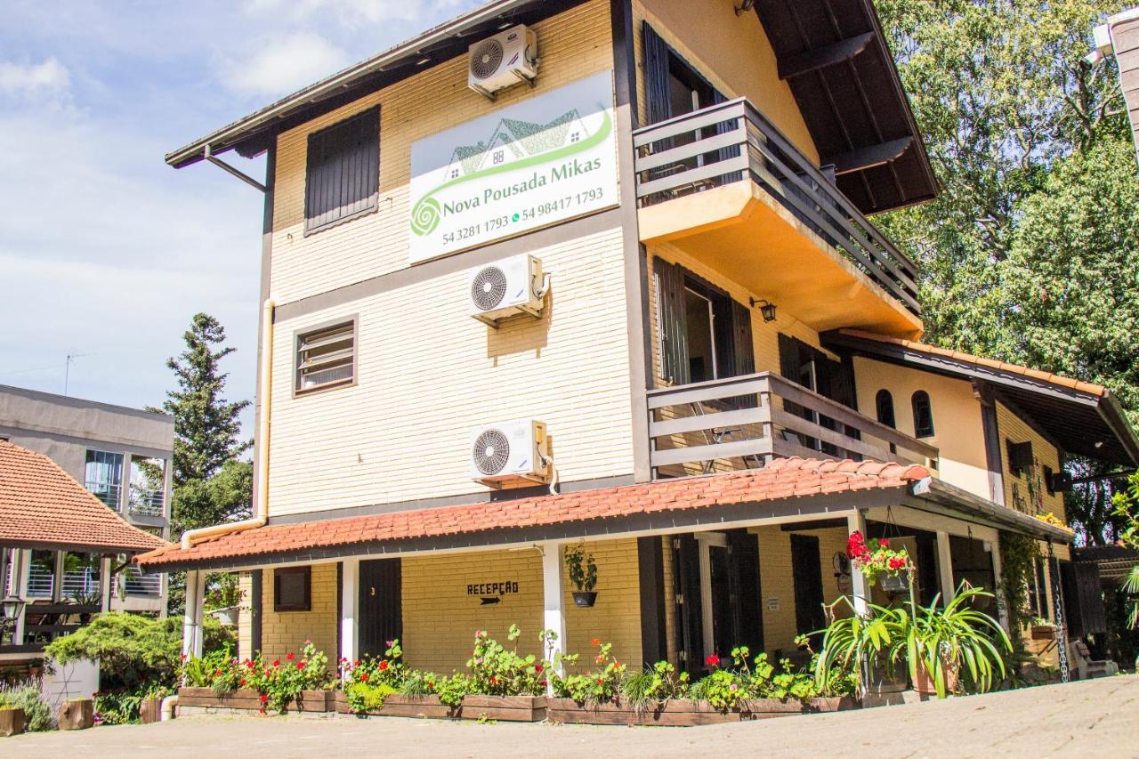 Nova Pousada Mikas Hotel Nova Petropolis Exterior foto