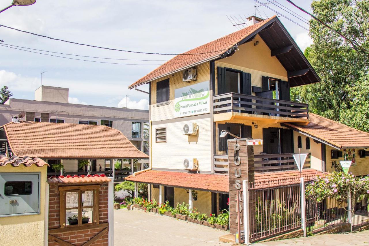 Nova Pousada Mikas Hotel Nova Petropolis Exterior foto